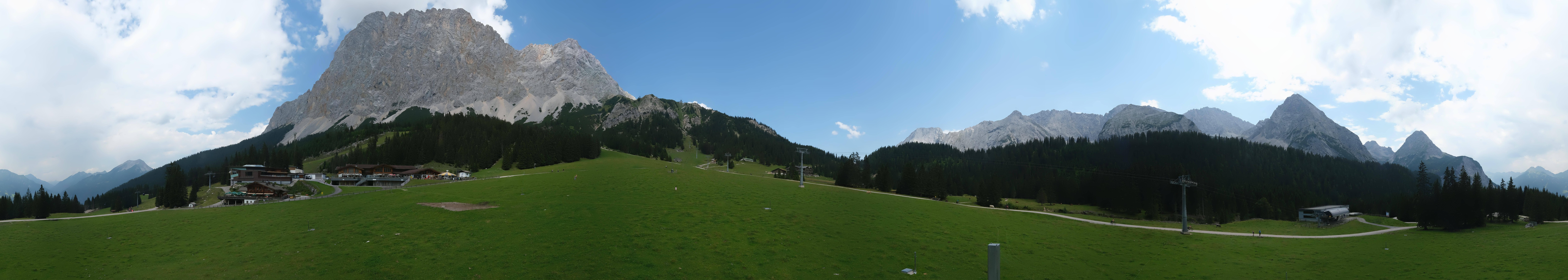 Archiv Foto Webcam Rundblick Ehrwalder Alm