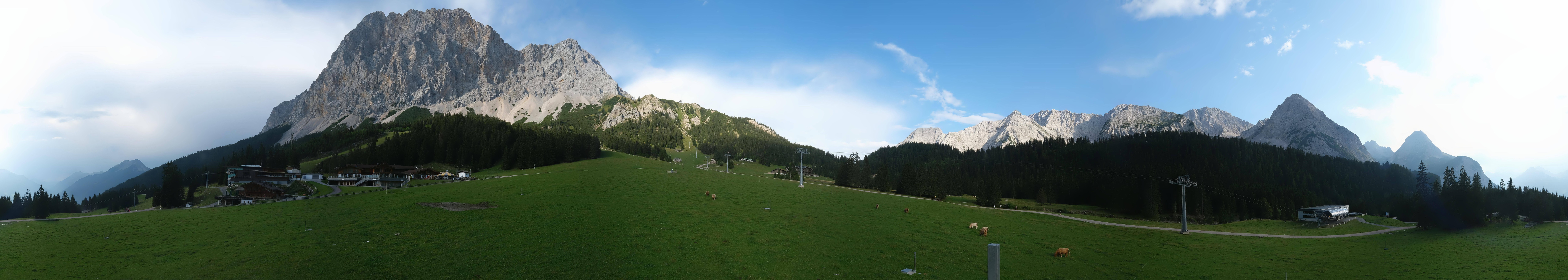 Archiv Foto Webcam Rundblick Ehrwalder Alm