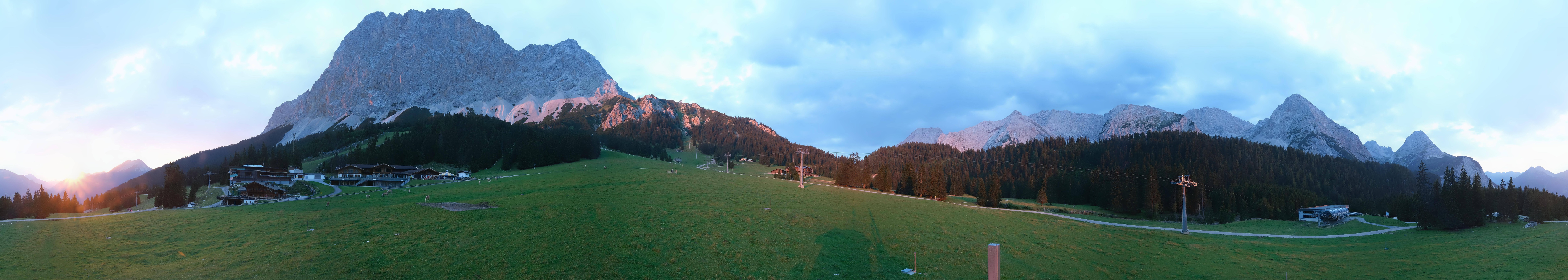 Archiv Foto Webcam Rundblick Ehrwalder Alm