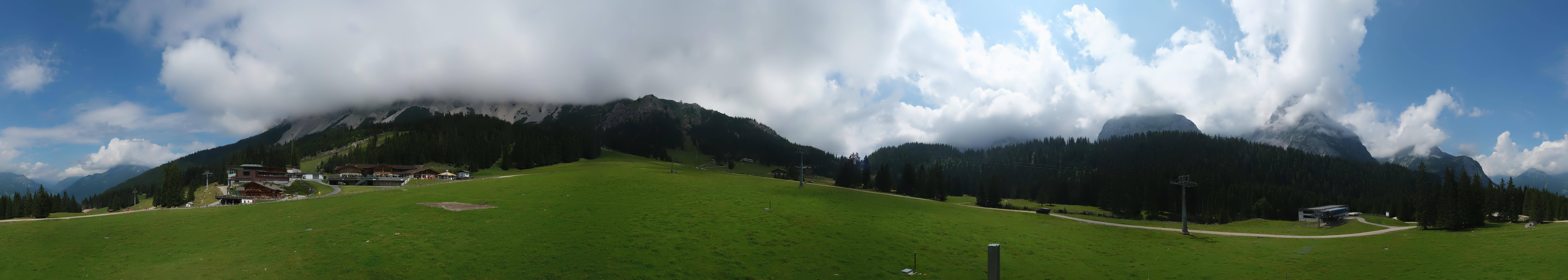 Archived image Webcam Panoramic view Ehrwalder Alm