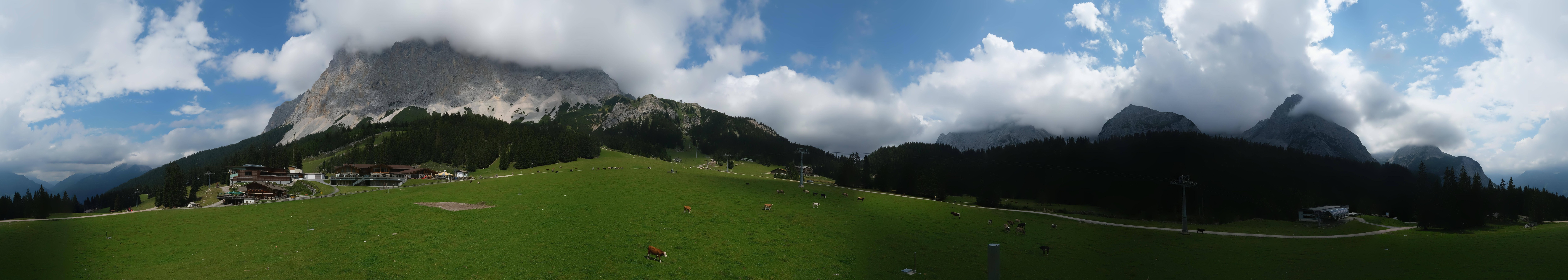 Archived image Webcam Panoramic view Ehrwalder Alm