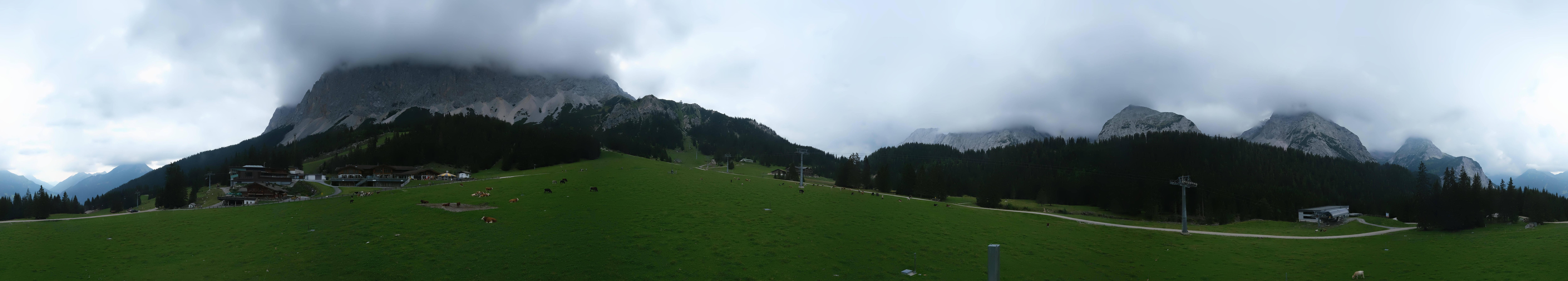 Archived image Webcam Panoramic view Ehrwalder Alm