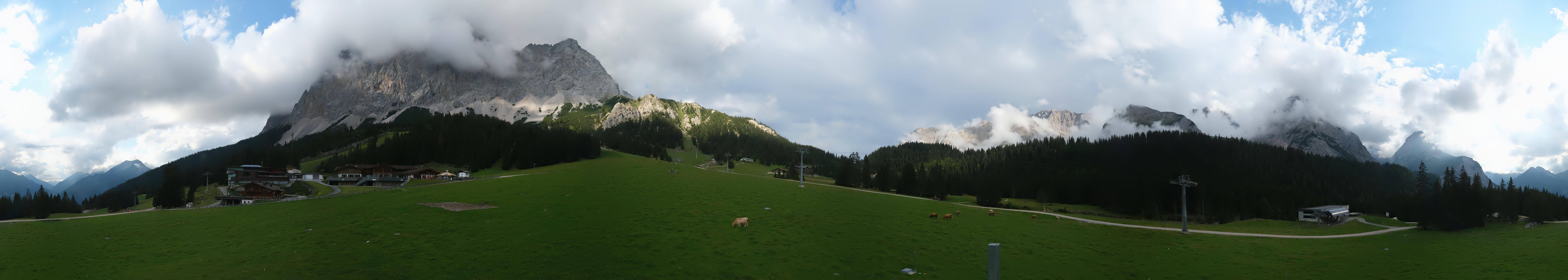 Archived image Webcam Panoramic view Ehrwalder Alm
