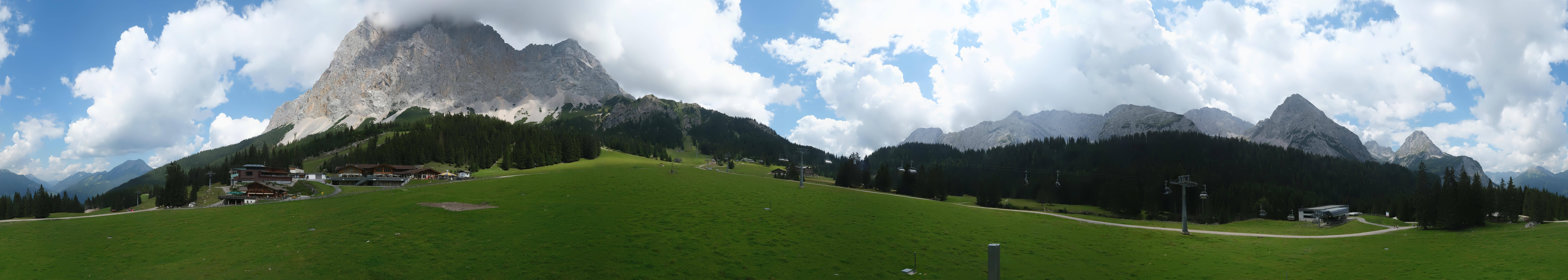Archiv Foto Webcam Rundblick Ehrwalder Alm