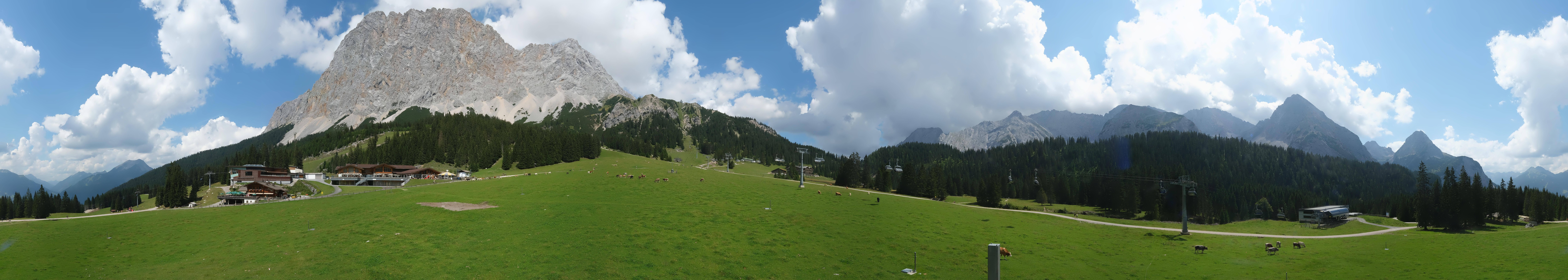 Archiv Foto Webcam Rundblick Ehrwalder Alm