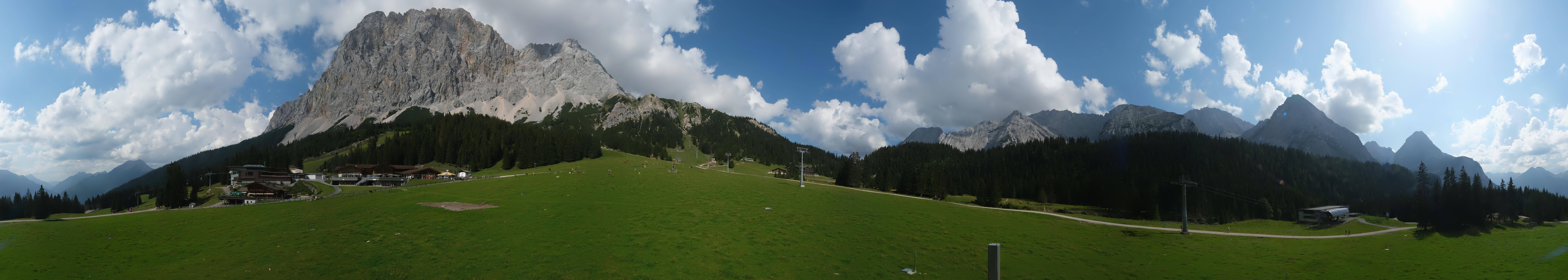 Archiv Foto Webcam Rundblick Ehrwalder Alm