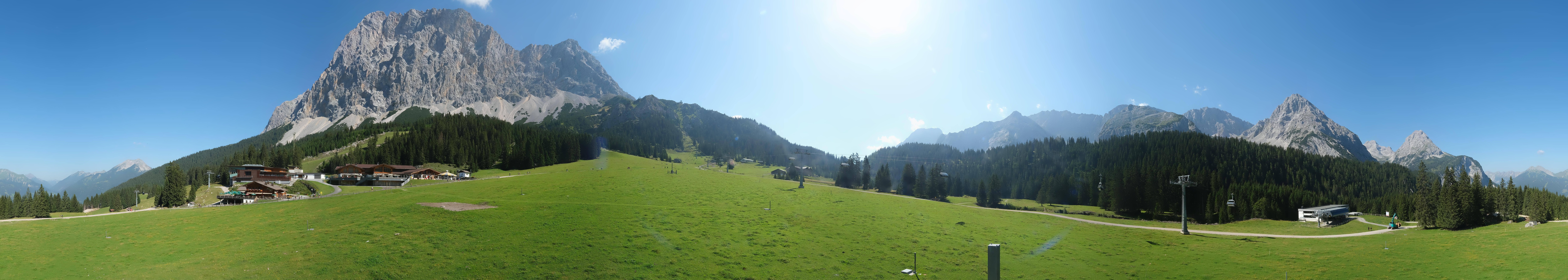 Archiv Foto Webcam Rundblick Ehrwalder Alm