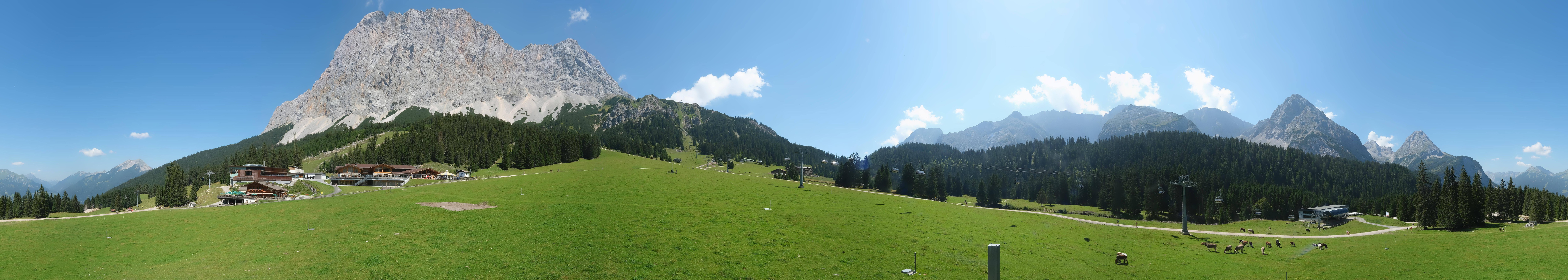 Archiv Foto Webcam Rundblick Ehrwalder Alm