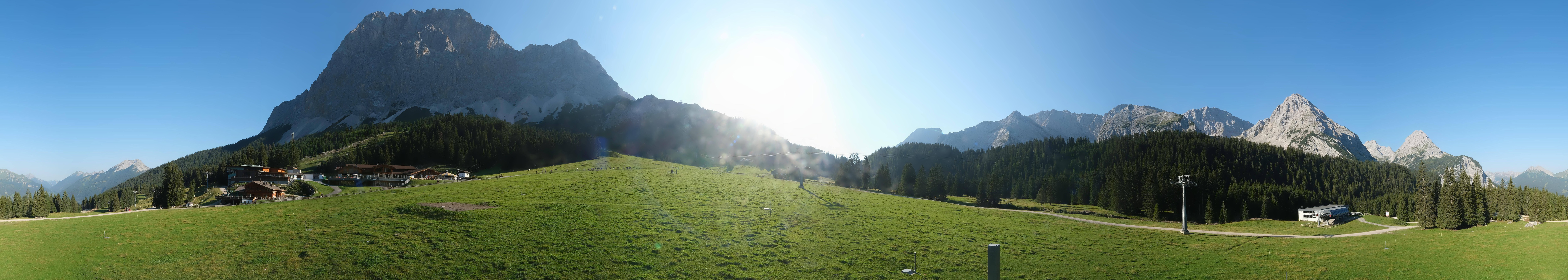 Archiv Foto Webcam Rundblick Ehrwalder Alm