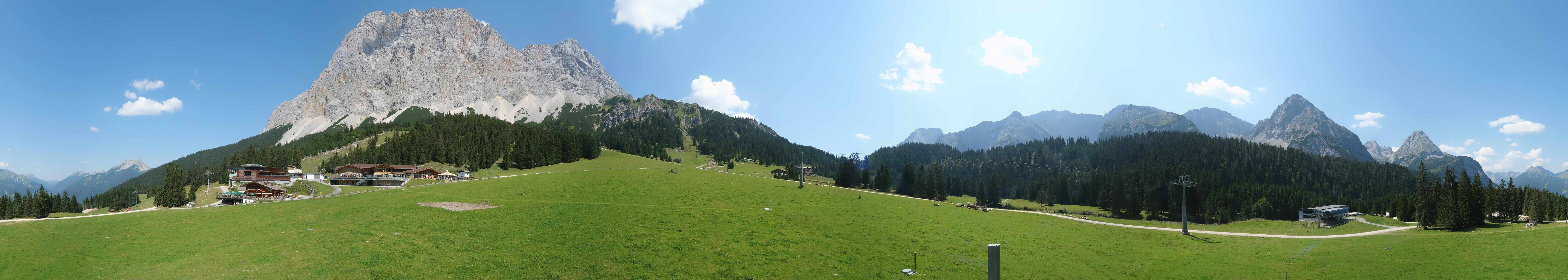 Archiv Foto Webcam Rundblick Ehrwalder Alm