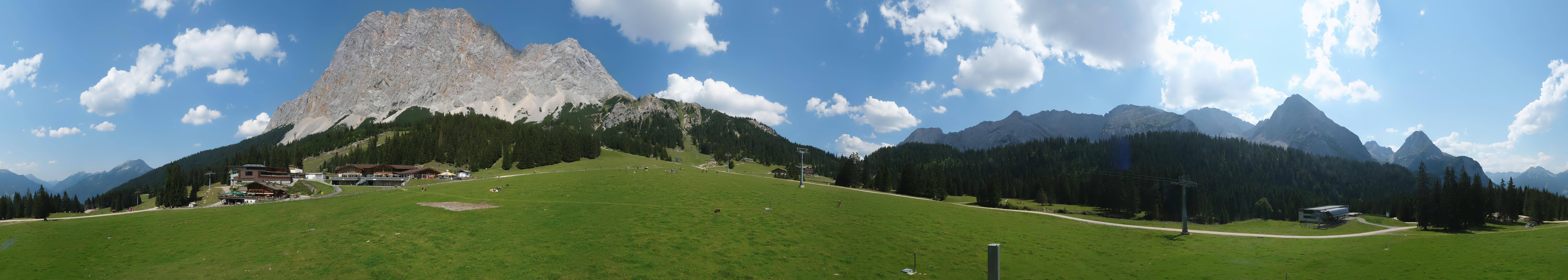Archiv Foto Webcam Rundblick Ehrwalder Alm
