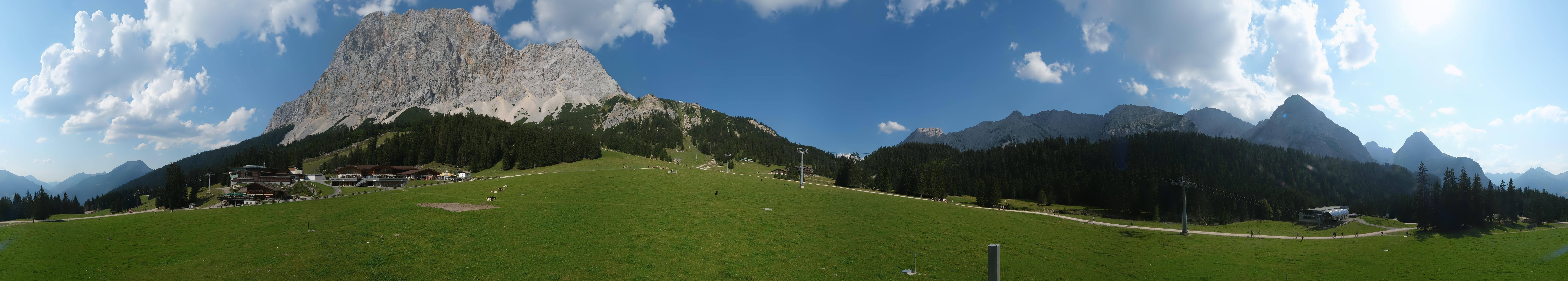 Archiv Foto Webcam Rundblick Ehrwalder Alm