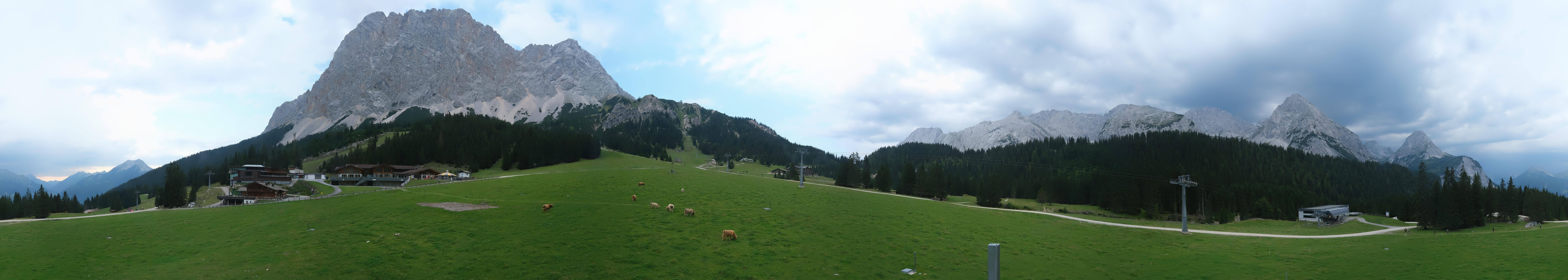 Archiv Foto Webcam Rundblick Ehrwalder Alm
