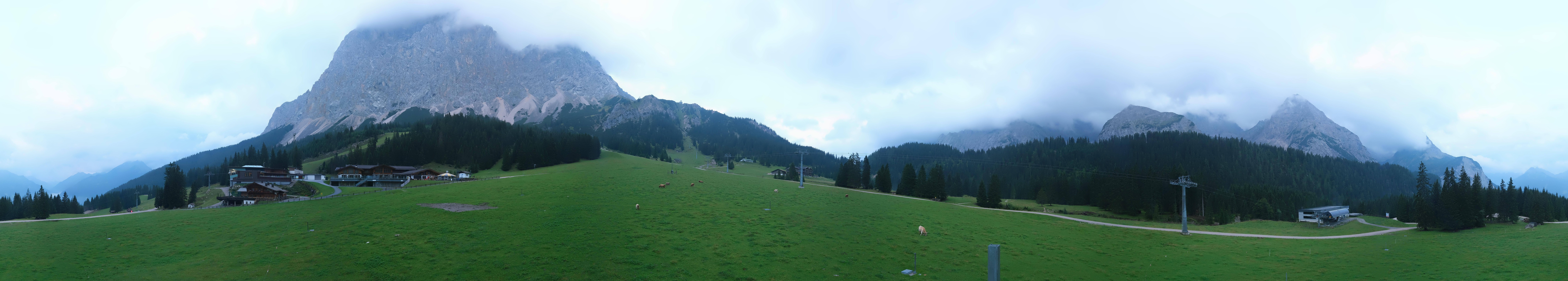 Archiv Foto Webcam Rundblick Ehrwalder Alm