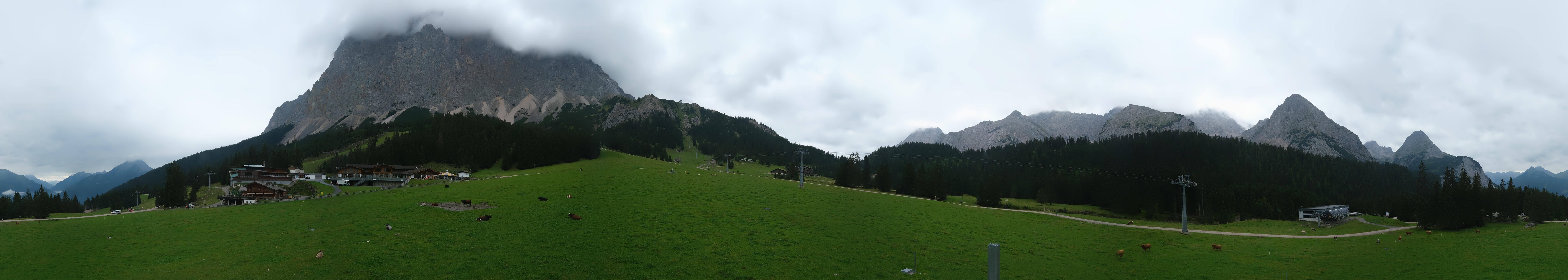 Archiv Foto Webcam Rundblick Ehrwalder Alm