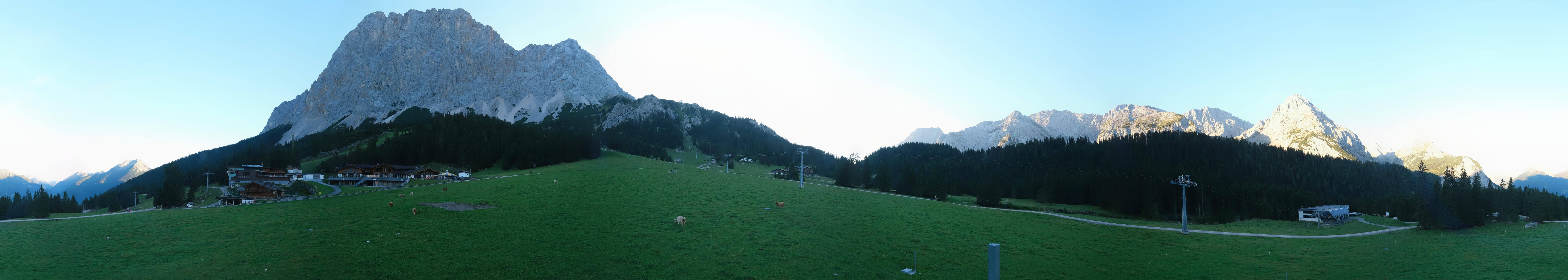 Archiv Foto Webcam Rundblick Ehrwalder Alm