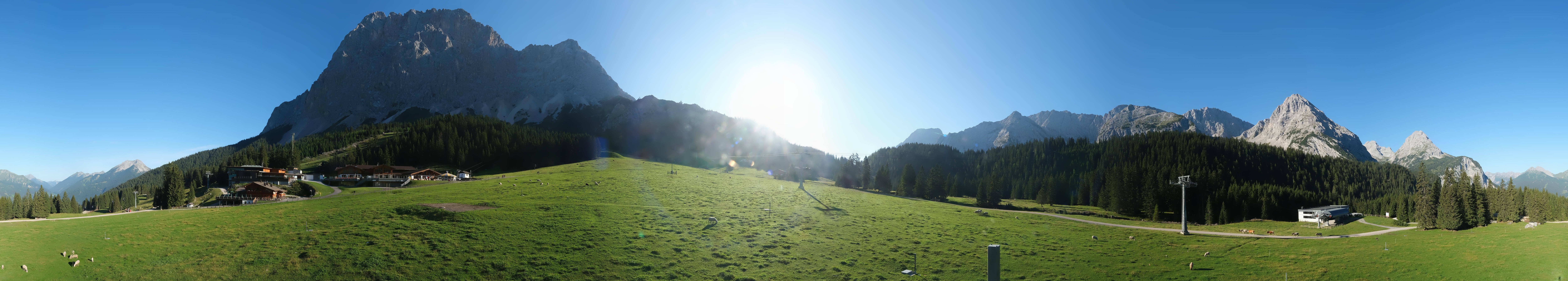 Archiv Foto Webcam Rundblick Ehrwalder Alm