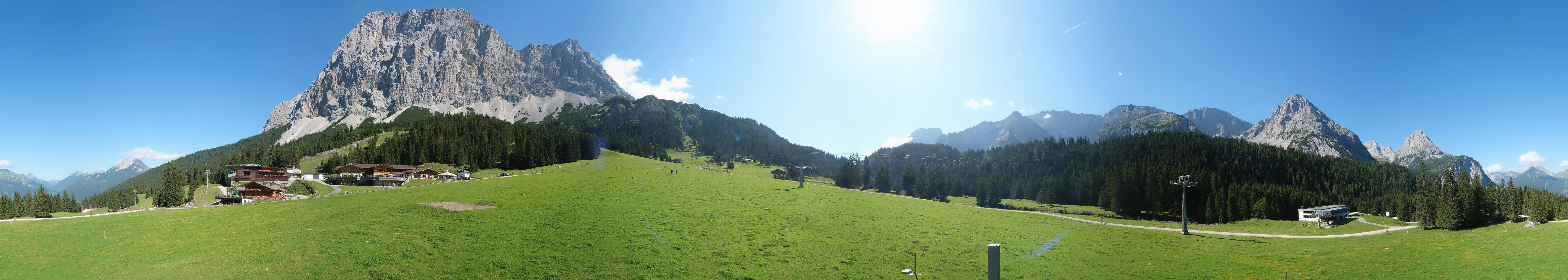 Archiv Foto Webcam Rundblick Ehrwalder Alm