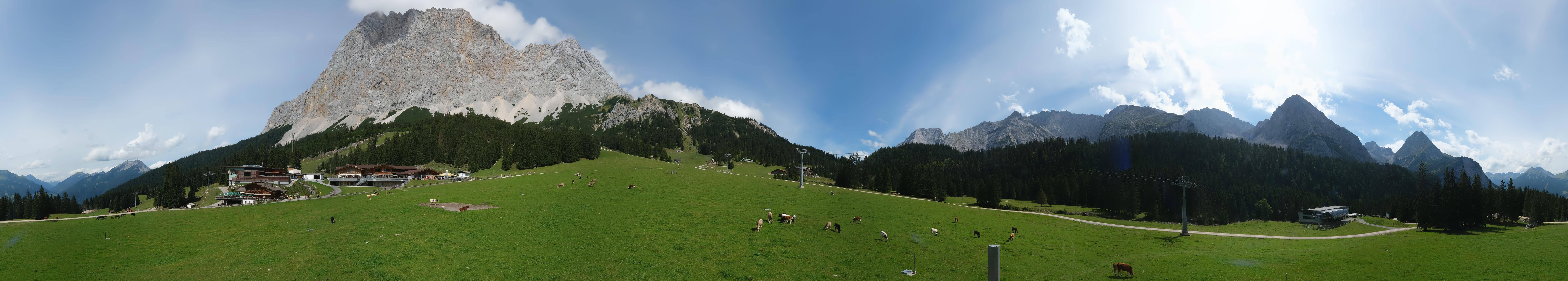 Archiv Foto Webcam Rundblick Ehrwalder Alm