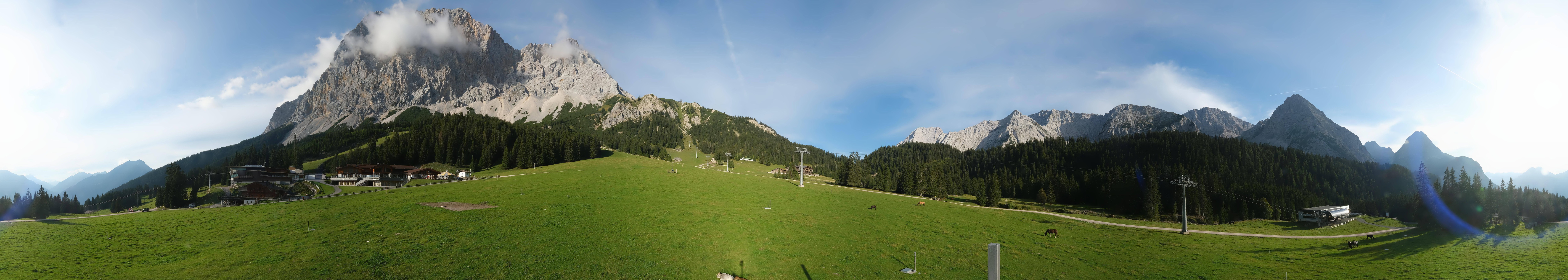 Archiv Foto Webcam Rundblick Ehrwalder Alm
