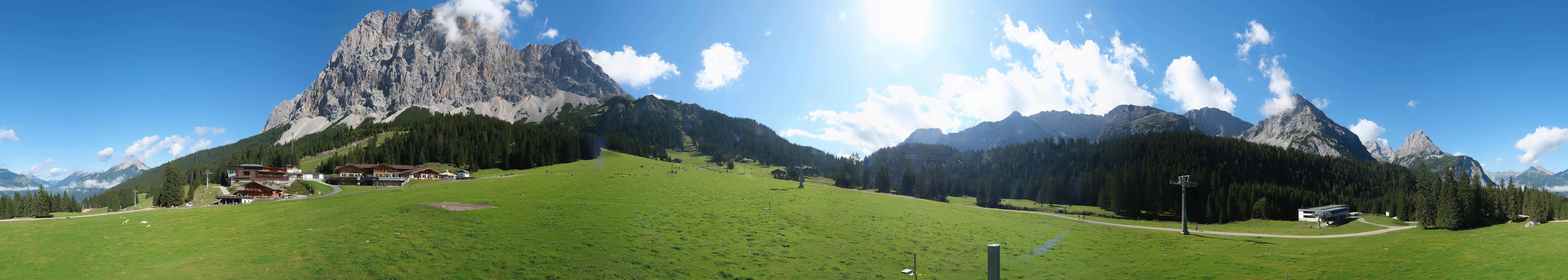 Archiv Foto Webcam Rundblick Ehrwalder Alm