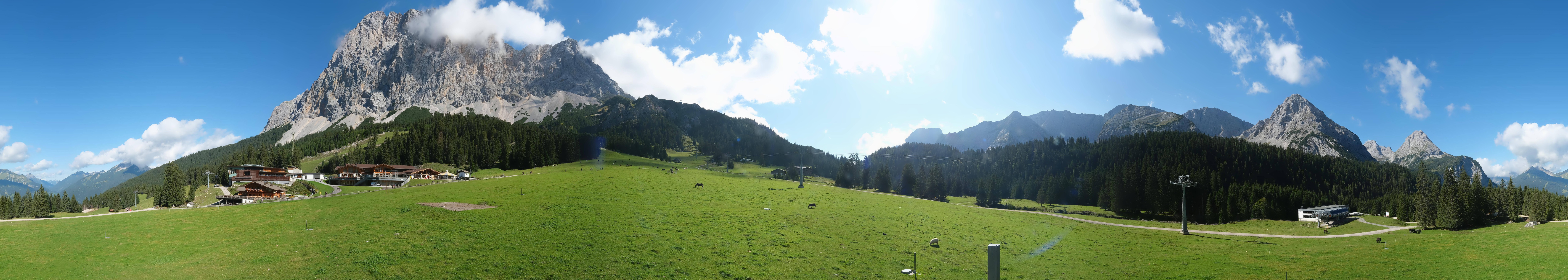 Archiv Foto Webcam Rundblick Ehrwalder Alm