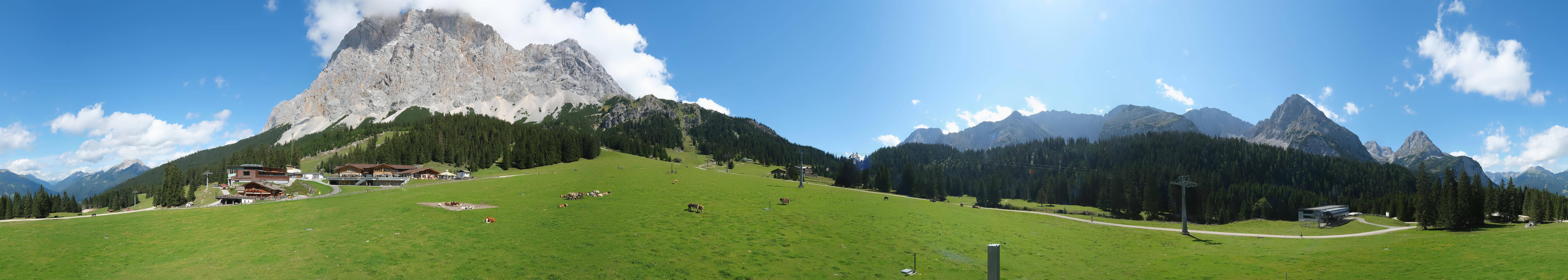 Archiv Foto Webcam Rundblick Ehrwalder Alm