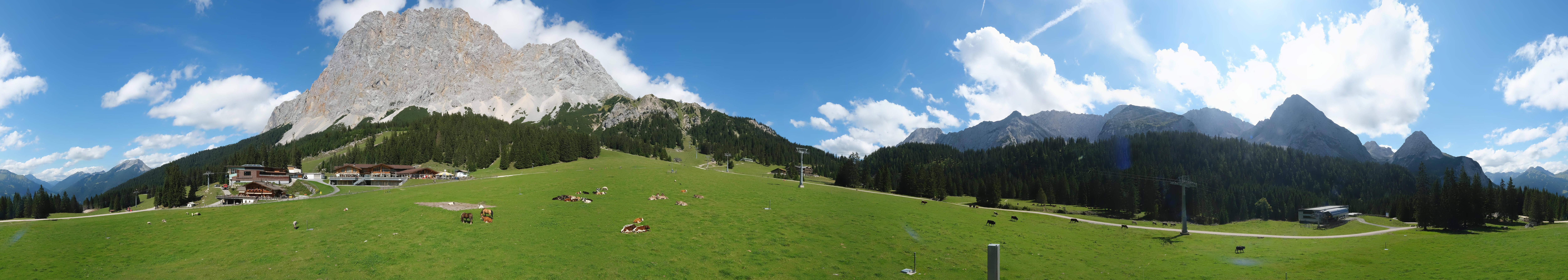 Archiv Foto Webcam Rundblick Ehrwalder Alm