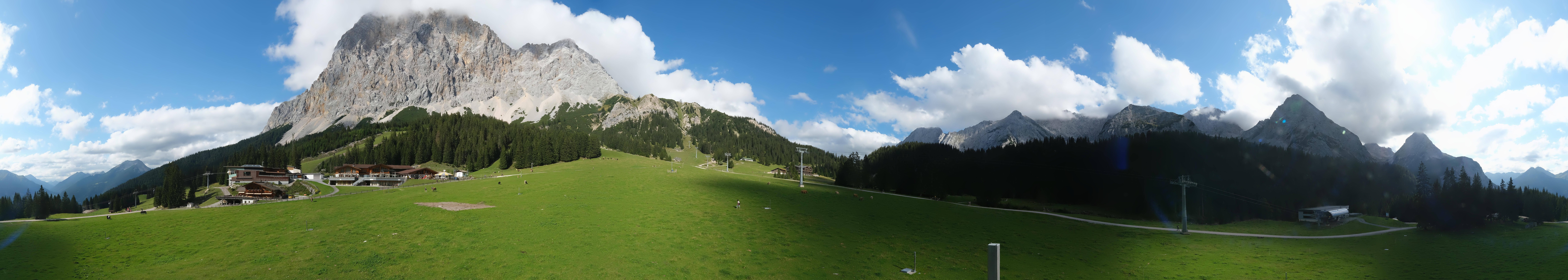 Archiv Foto Webcam Rundblick Ehrwalder Alm