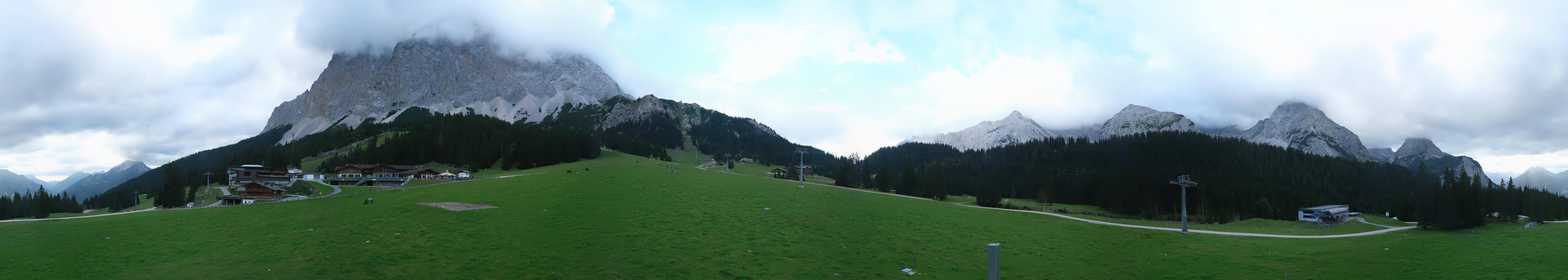 Archiv Foto Webcam Rundblick Ehrwalder Alm