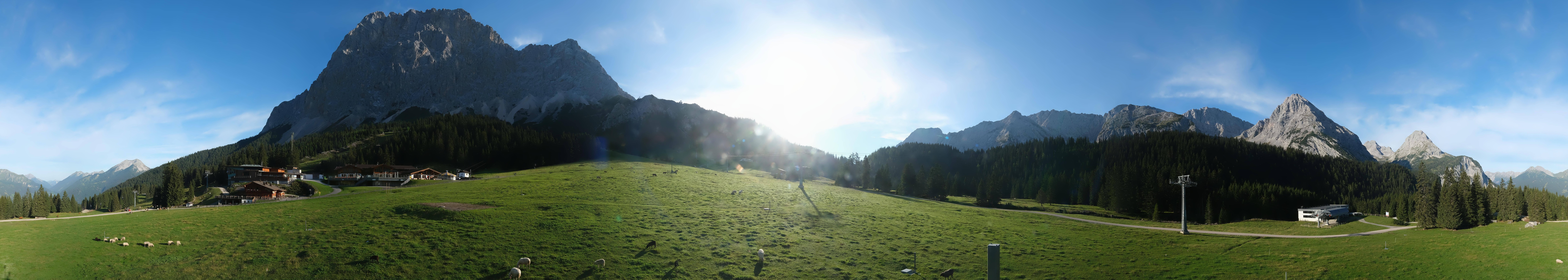 Archiv Foto Webcam Rundblick Ehrwalder Alm
