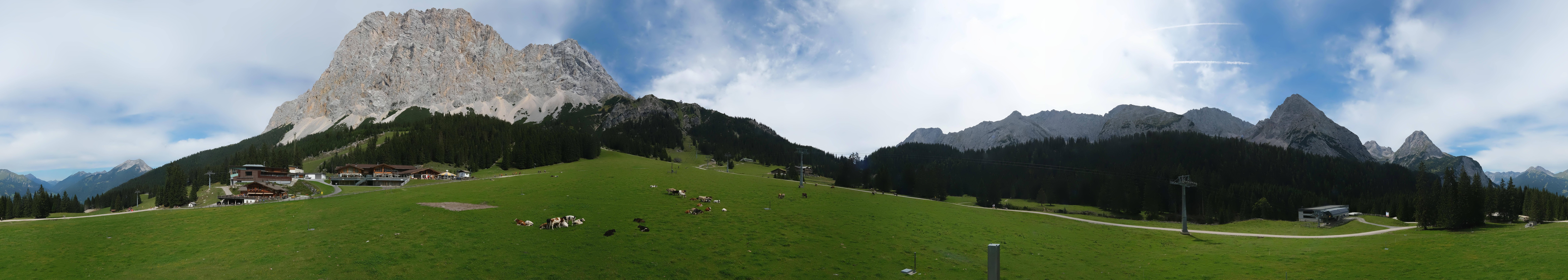 Archiv Foto Webcam Rundblick Ehrwalder Alm