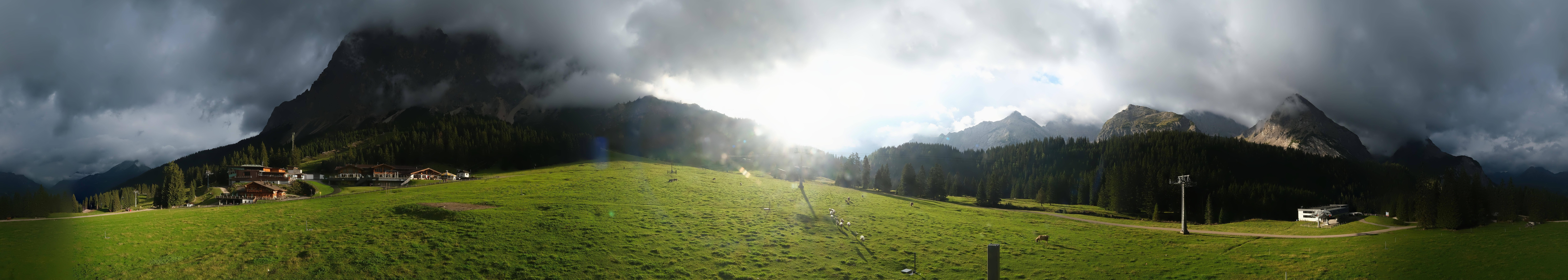 Archiv Foto Webcam Rundblick Ehrwalder Alm