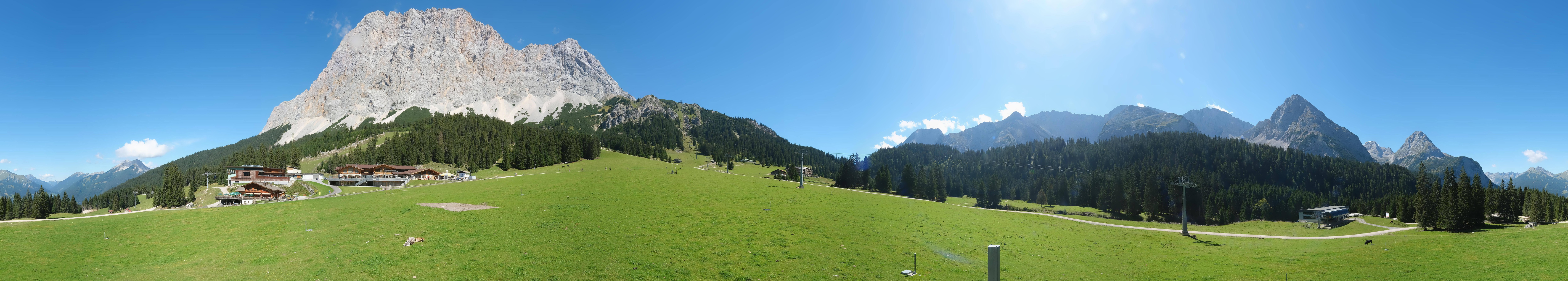 Archived image Webcam Panoramic view Ehrwalder Alm
