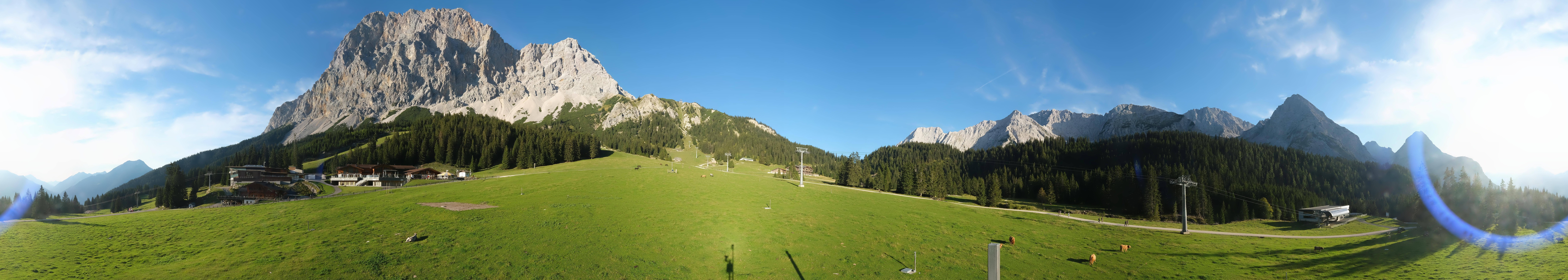 Archived image Webcam Panoramic view Ehrwalder Alm