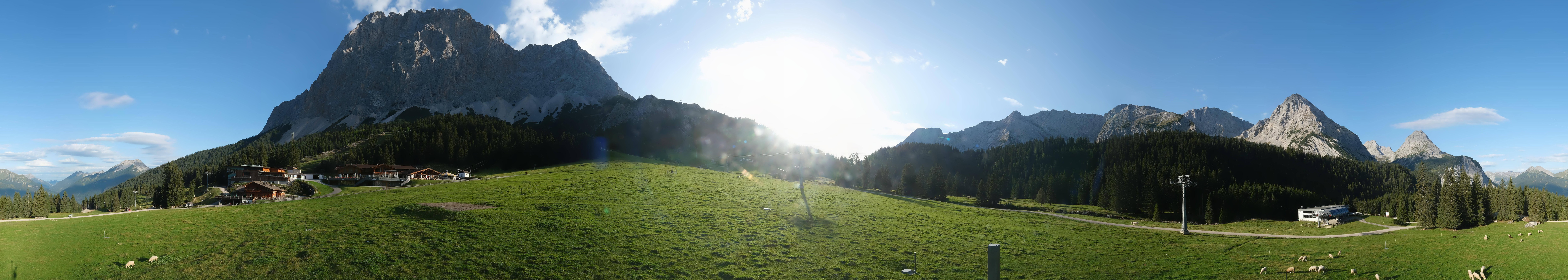 Archiv Foto Webcam Rundblick Ehrwalder Alm