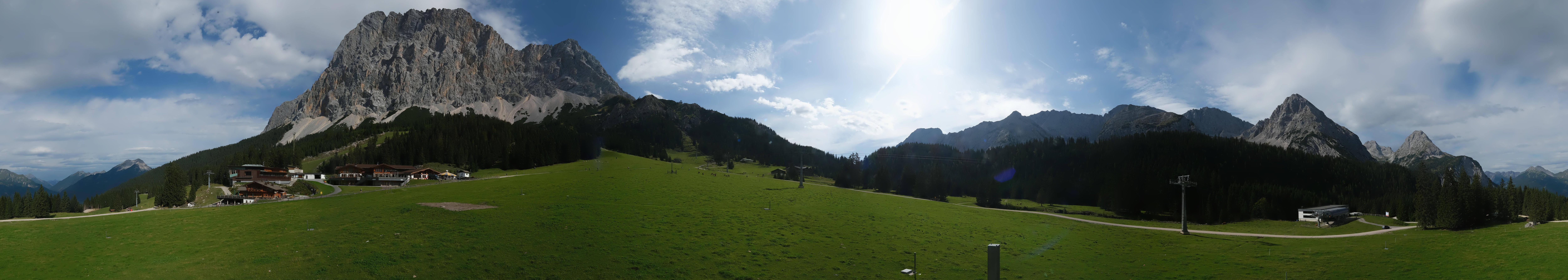 Archiv Foto Webcam Rundblick Ehrwalder Alm