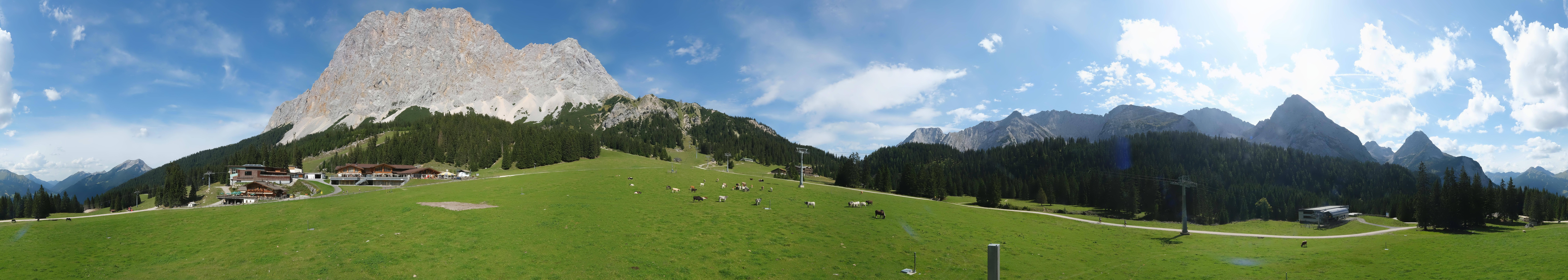 Archiv Foto Webcam Rundblick Ehrwalder Alm