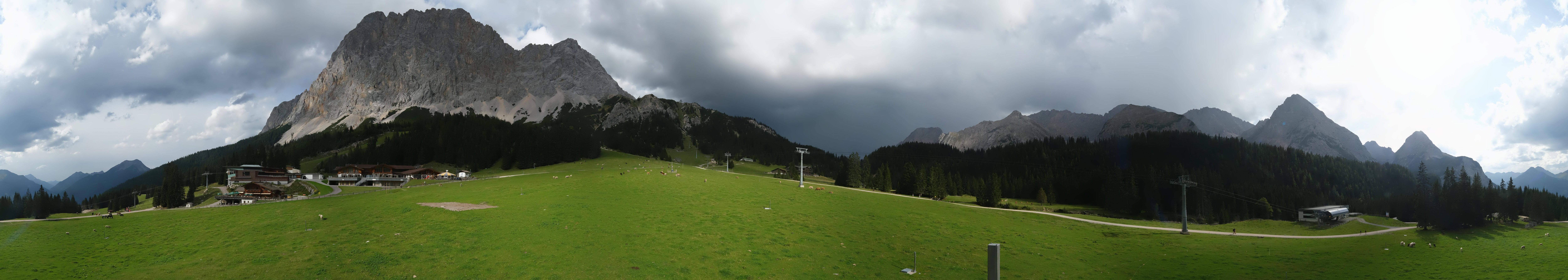 Archiv Foto Webcam Rundblick Ehrwalder Alm