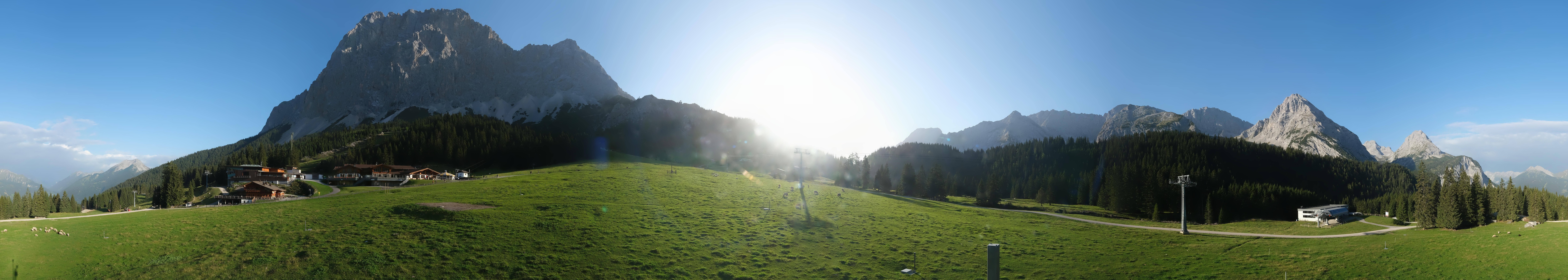 Archiv Foto Webcam Rundblick Ehrwalder Alm