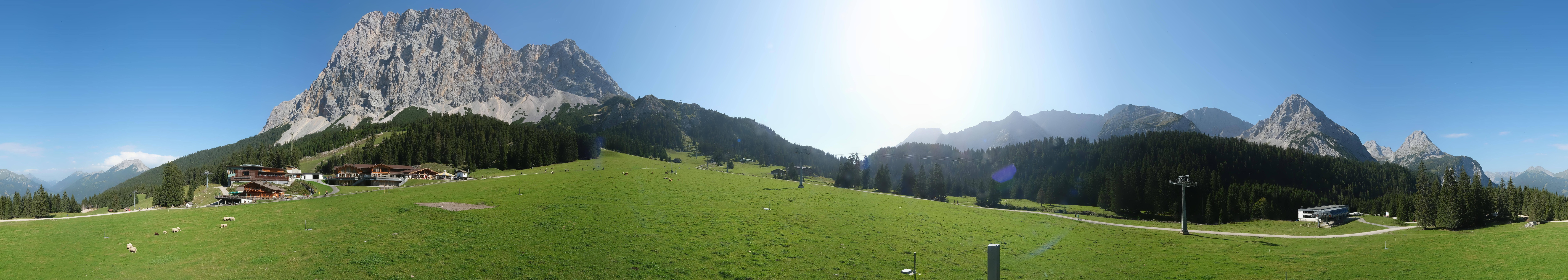 Archiv Foto Webcam Rundblick Ehrwalder Alm