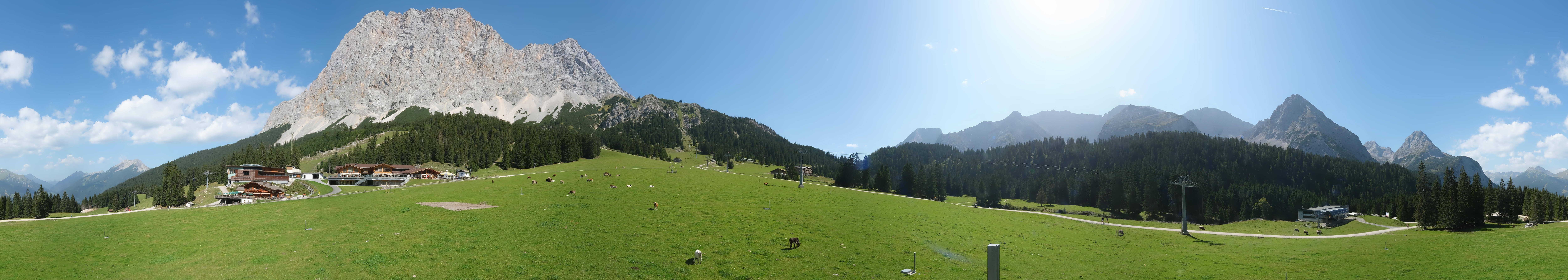 Archiv Foto Webcam Rundblick Ehrwalder Alm