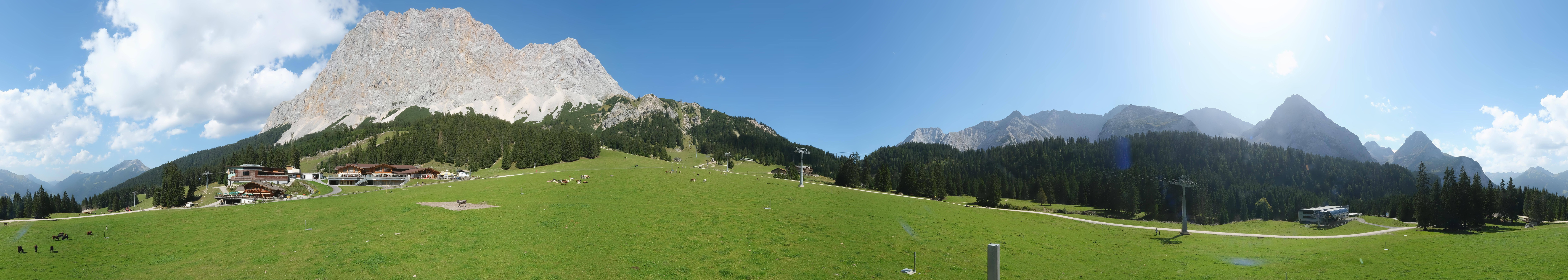 Archiv Foto Webcam Rundblick Ehrwalder Alm