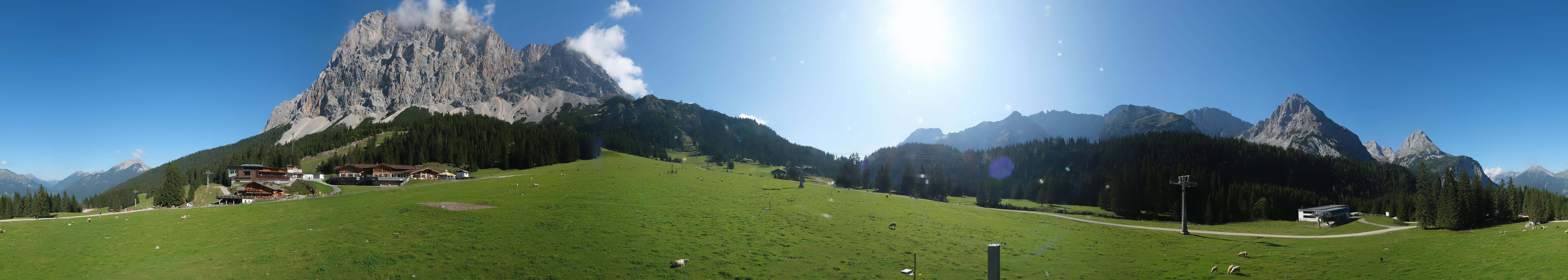 Archiv Foto Webcam Rundblick Ehrwalder Alm
