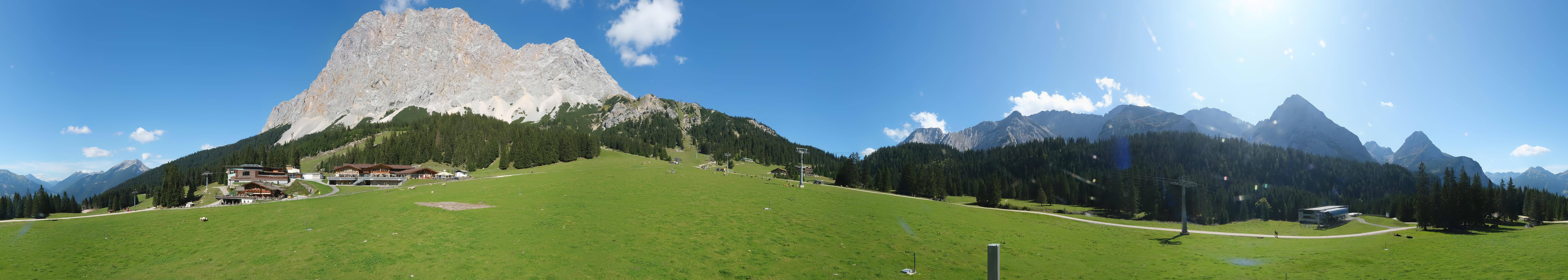 Archiv Foto Webcam Rundblick Ehrwalder Alm