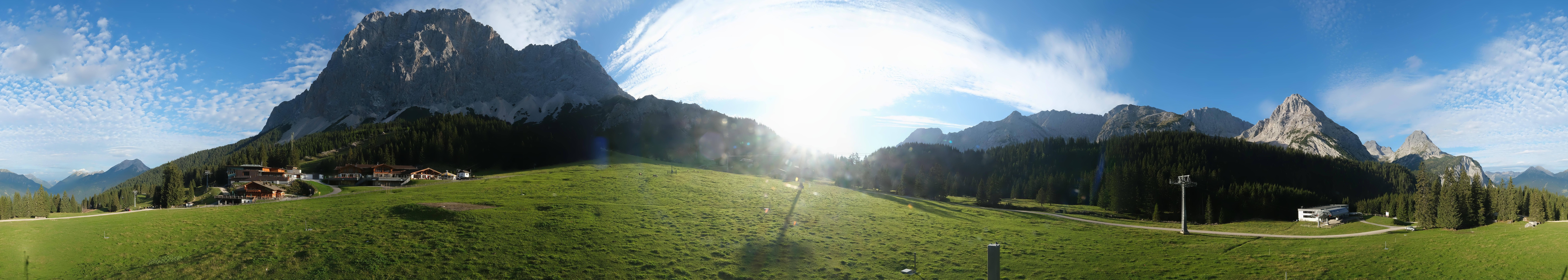 Archiv Foto Webcam Rundblick Ehrwalder Alm