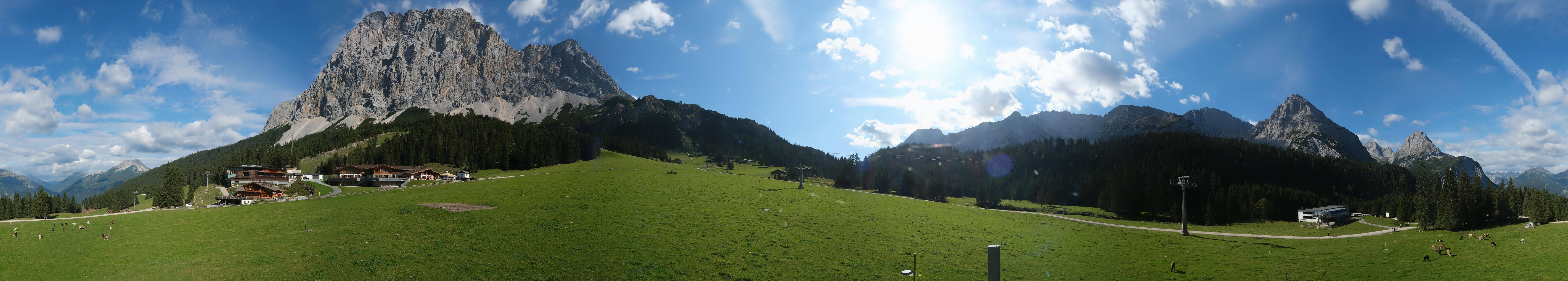 Archiv Foto Webcam Rundblick Ehrwalder Alm