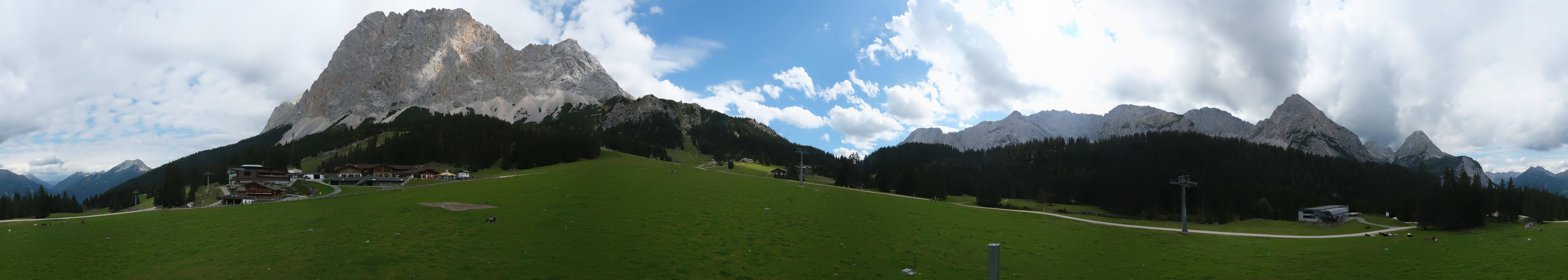 Archiv Foto Webcam Rundblick Ehrwalder Alm