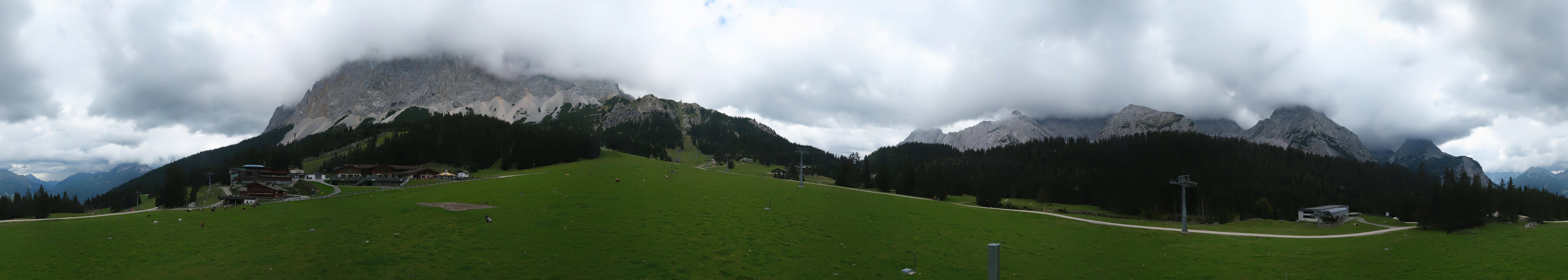 Archiv Foto Webcam Rundblick Ehrwalder Alm