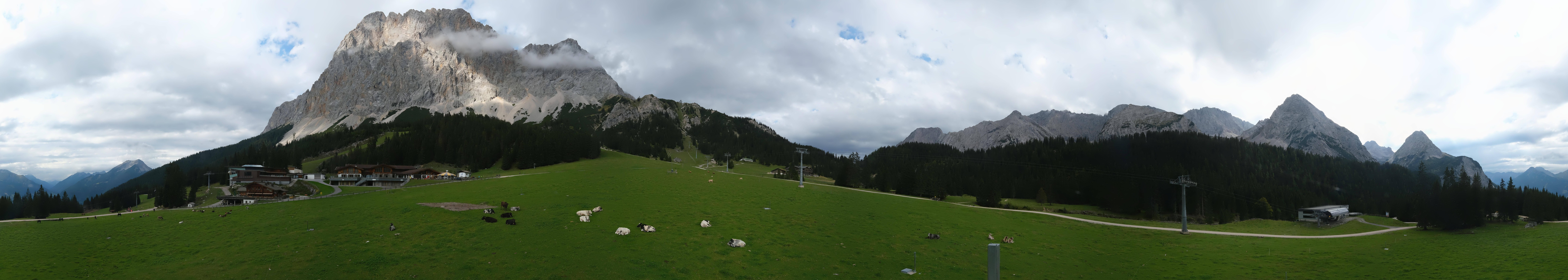 Archiv Foto Webcam Rundblick Ehrwalder Alm